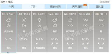 北京天气预报7天查询15天（北京天气预报7天查询15天）