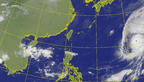 最新台风气象图实时监测（最新台风气象云图）